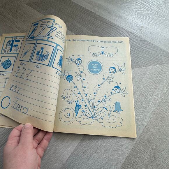 Vintage Playmore Practice Workbook of Writing Preschool  1974 - Picture 9 of 12
